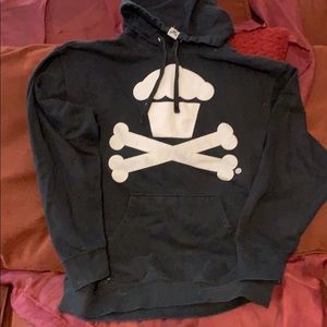 Johnny Cupcakes large Black original hoodie